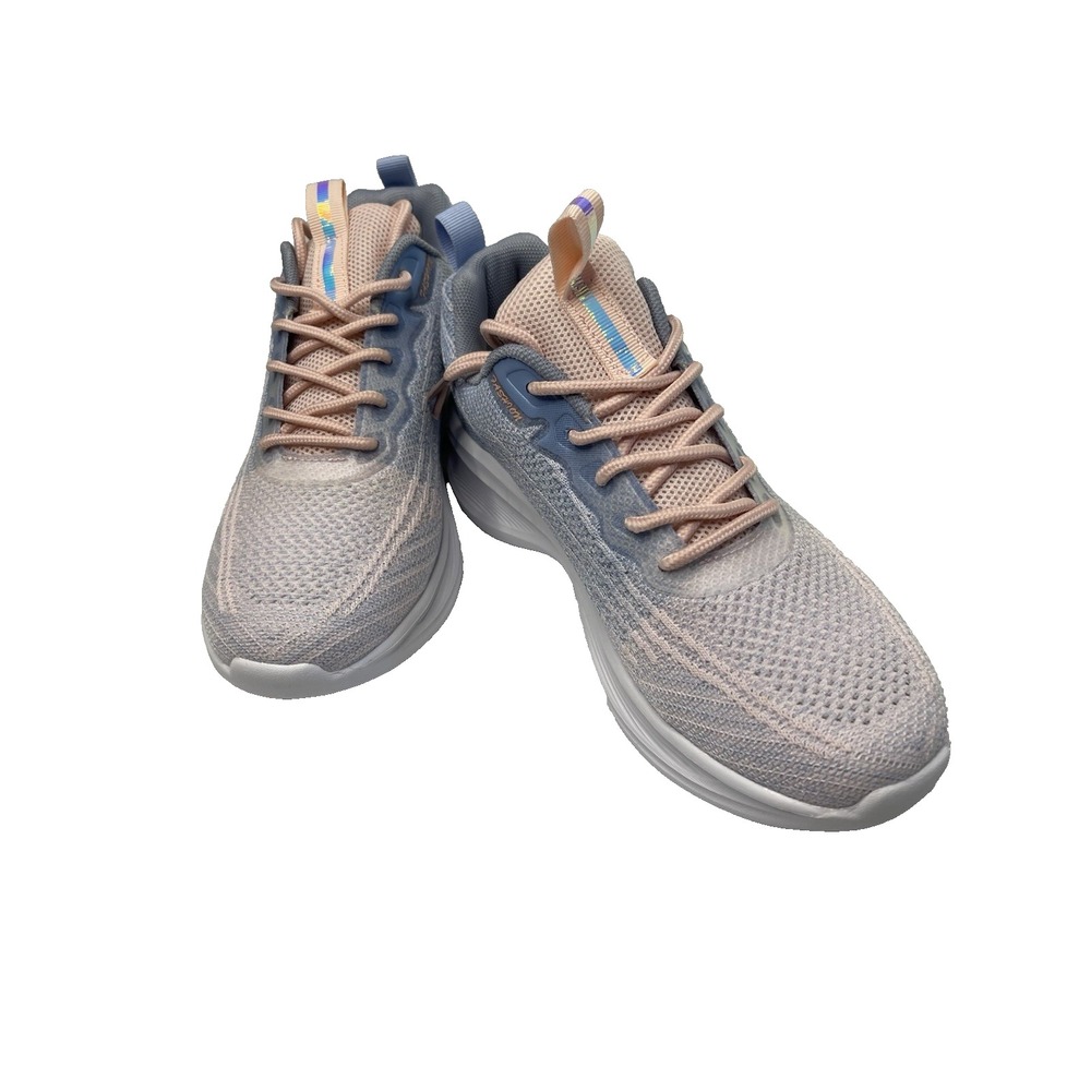 Womens unbranded lightweight mesh slip on sneaker light pink blue size 39 US 8 - Picture 6 of 8